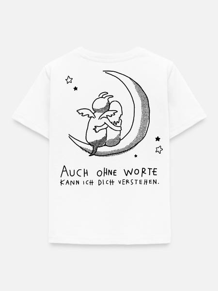 Tabaluga Fliegend Umrisse - Kinder T-Shirt - Weiß