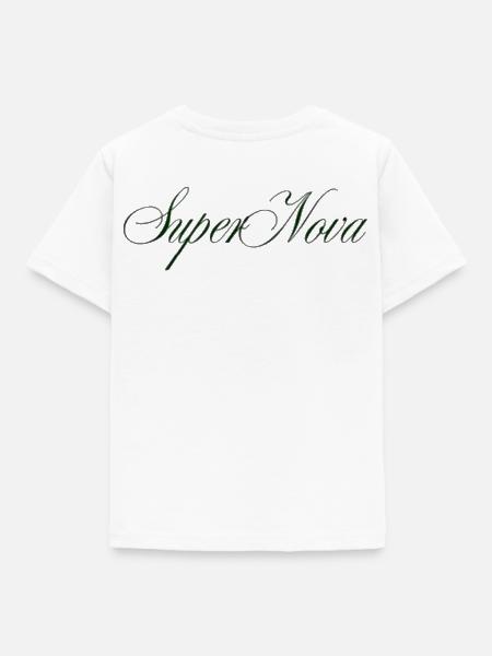 SuperNova-Zeichen - Kinder T-Shirt - Weiß