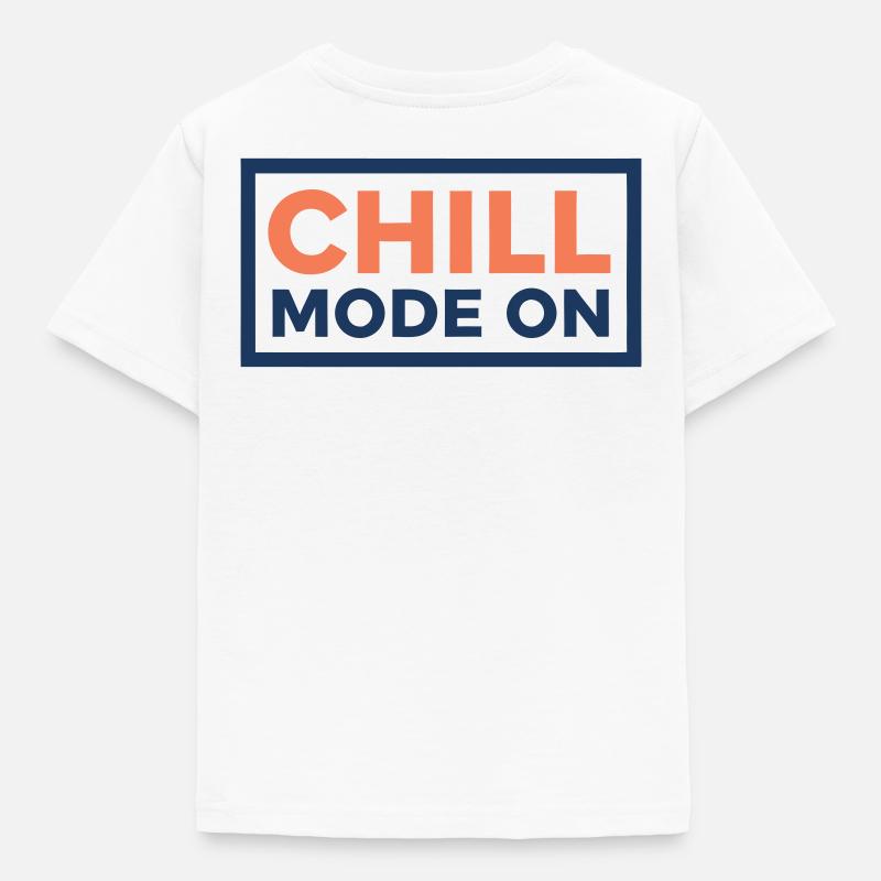 Mode Chill Activé - T-shirt Enfant - blanc