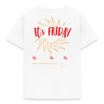 Friday - T-shirt Enfant - blanc - Dos - AI Model Kid Male (0cm)