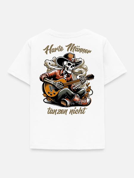 Harte Männer, tanzen nicht - Kinder T-Shirt - Weiß