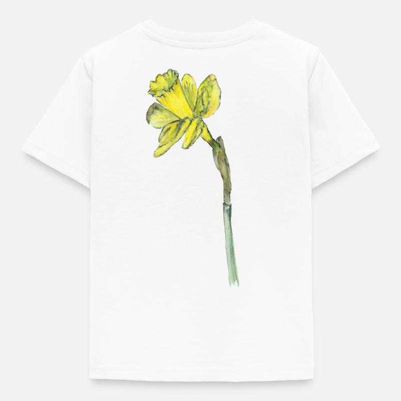 daffodil - Kids' T-Shirt - white
