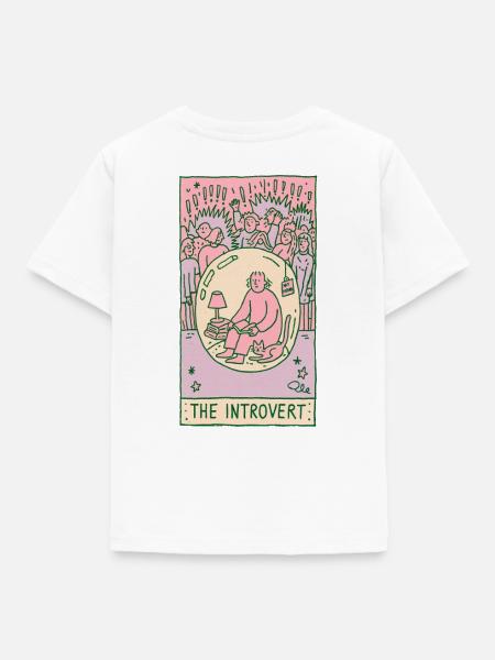 The Introvert - Kinder T-Shirt - Weiß