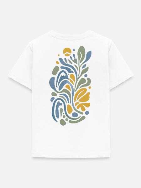Flowing Balance - Kinder T-Shirt - Weiß