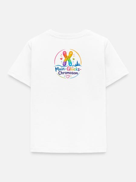 Main-Glueks-Chromoson - Kinder T-Shirt - Weiß