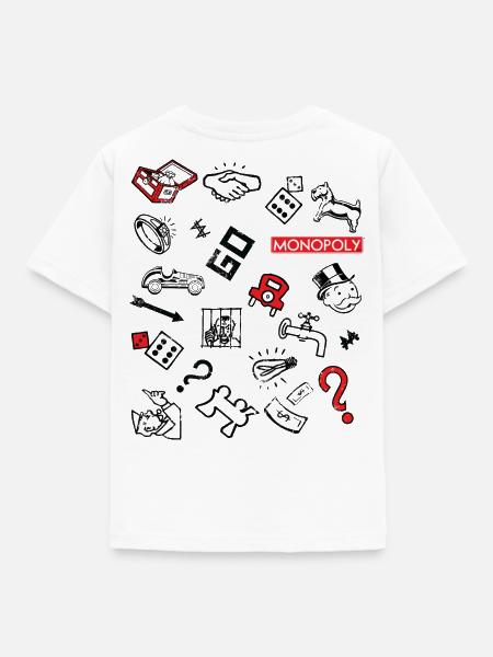 Monopoly Bekannte Spielsymbole - Kinder T-Shirt - Weiß