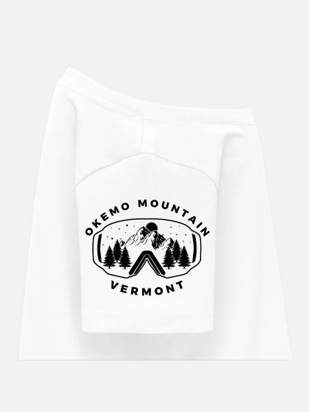 Okemo Vermont Berg - Kinder T-Shirt - Weiß