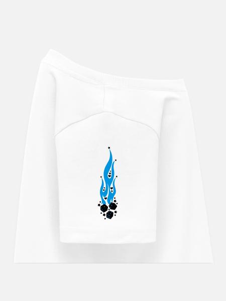 flammen - Kinder T-Shirt - Weiß
