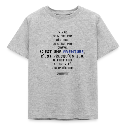 Jacques Brel: Le Grand Poète - T-shirt Enfant