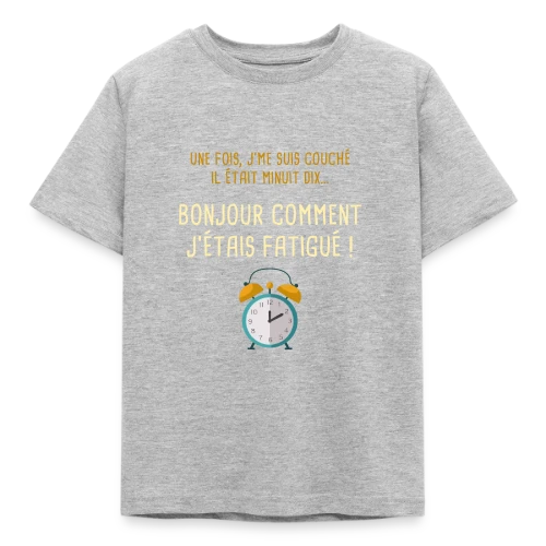 Minuit Dix : L'Heure Fatale du Coucher - T-shirt Enfant