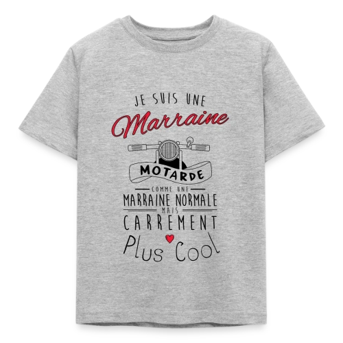 T-shirt Marraine Motarde : Carrément la Plus Cool ! - T-shirt Enfant