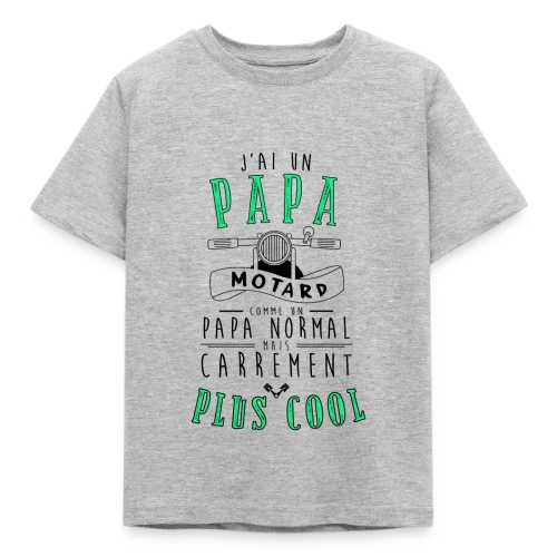 Mon Papa Motard : Le Plus Cool de Tous ! - T-shirt Enfant