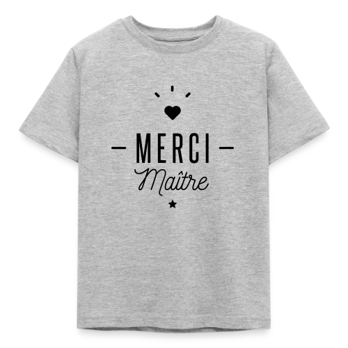 Merci Maître : Le Cadeau Idéal pour Profs - T-shirt Enfant