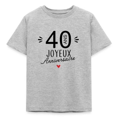 T-shirt Anniversaire 40 Ans : La Fête Commence ! - T-shirt Enfant