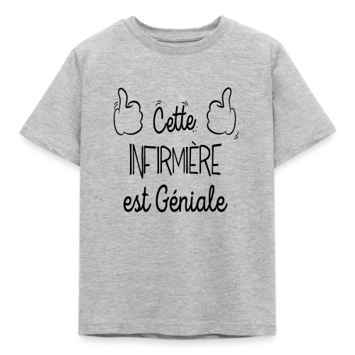 Infirmière en Or : Le T-shirt des Héroïnes du Quotidien - T-shirt Enfant
