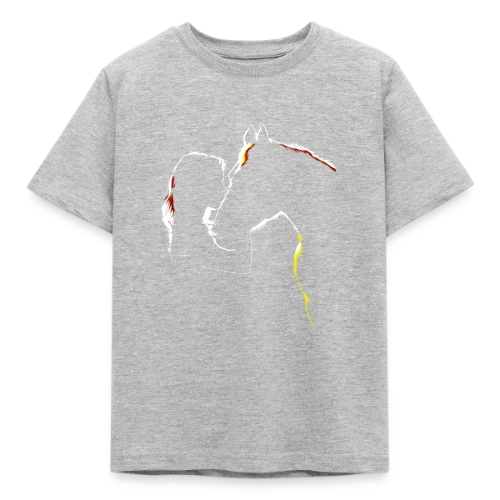 Silhouette Cavalière Abstraite - T-shirt Enfant