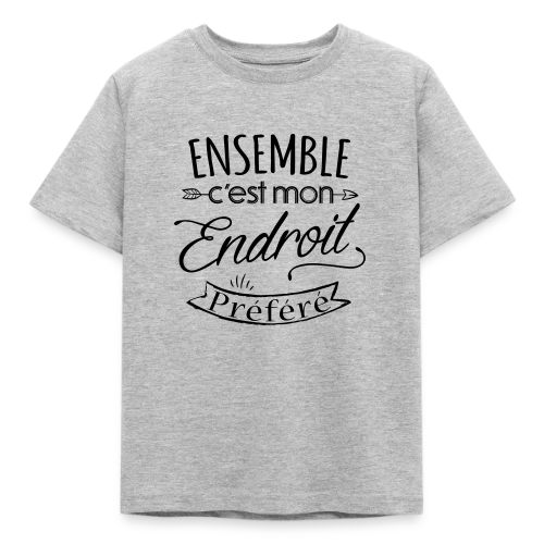 T-Shirt 'Ensemble, notre endroit préféré' - Cadeau Amoureux - T-shirt Enfant