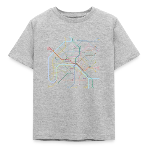 Plan Métro Paris Coloré - T-shirt Enfant
