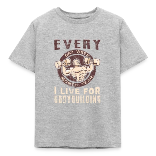 T-Shirt Bodybuilding: La Passion de la Musculation - T-shirt Enfant