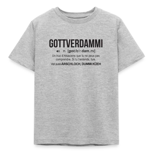 Gottverdammi Définition Alsace - T-shirt Enfant