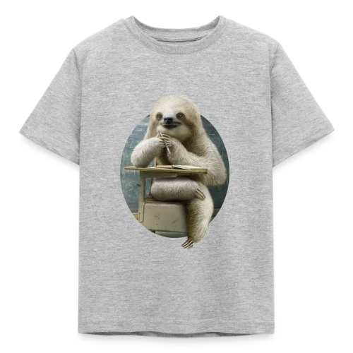 T-shirt Paresseux Studieux en Classe - T-shirt Enfant
