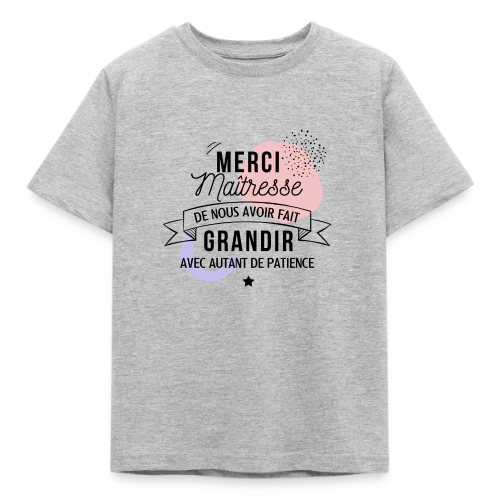 Maîtresse en Or : Merci pour tout ! - T-shirt Enfant
