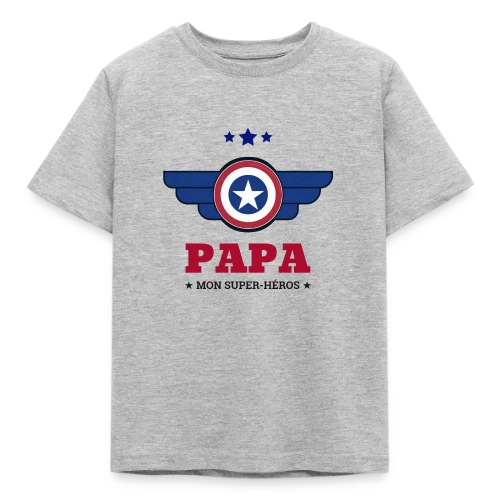 T-shirt Super Papa Héros - T-shirt Enfant