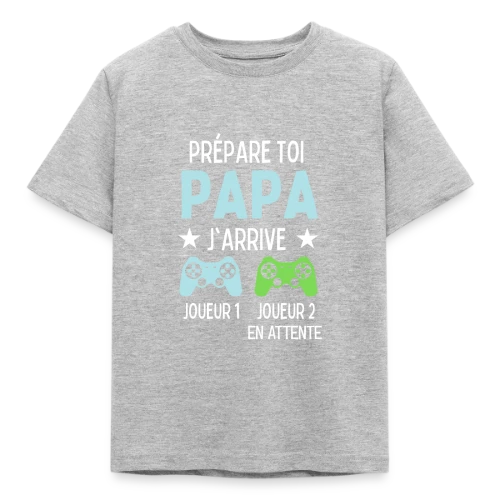 T-Shirt Futur Papa Gamer - Annonce Grossesse Humour - T-shirt Enfant