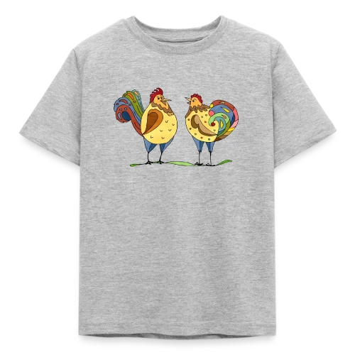 Duo Coq & Poule Champêtre - T-shirt Enfant
