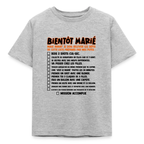 Défis EVG Futur Marié - T-shirt Enfant