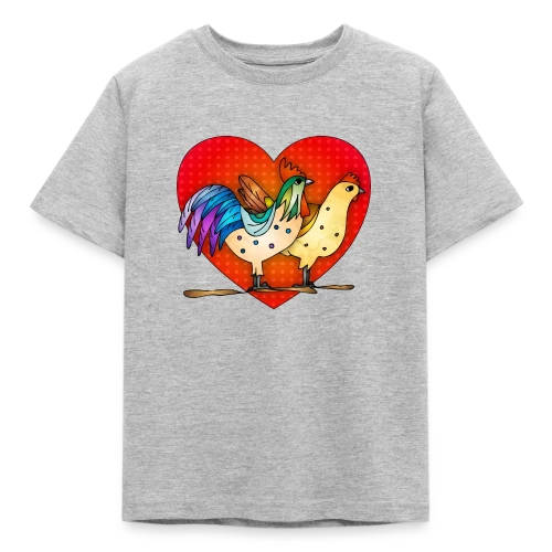 Duo Coq et Poule Champêtre - T-shirt Enfant