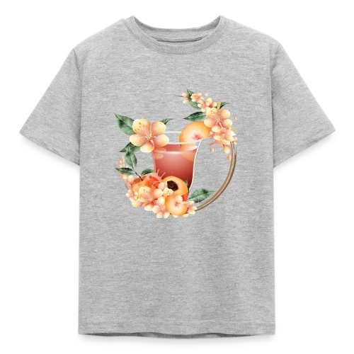 Cocktail Pêche en Fleurs: Douceur Estivale - T-shirt Enfant