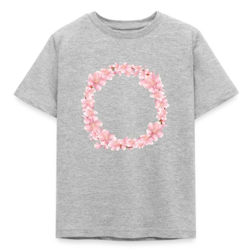 Couronne Florale Rosée : L'Éclat du Printemps - T-shirt Enfant