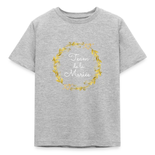 Team de la Mariée EVJF : T-shirt Couronne de Fleurs pour Enterrement de Vie de Jeune Fille - T-shirt Enfant