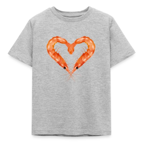 Cœur de Crevettes Roses - T-shirt Enfant