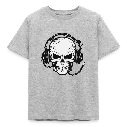Tête de Mort Casque Audio - Esprit Rock - T-shirt Enfant