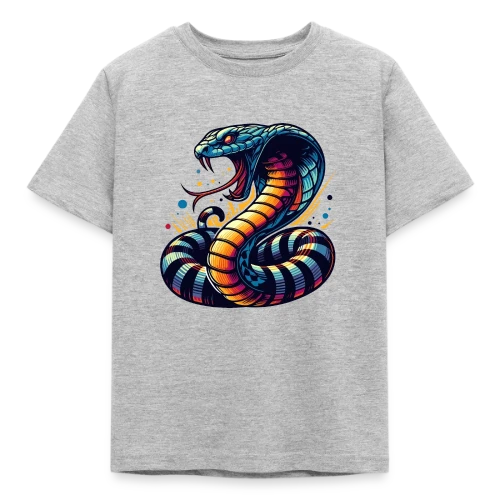 T-shirt Cobra Vibrant : Style Sauvage et Énergique - T-shirt Enfant
