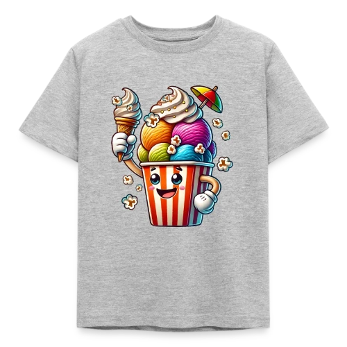 T-Shirt Glace Comic : Fun, Fraîcheur Estivale & Gourmandise - T-shirt Enfant