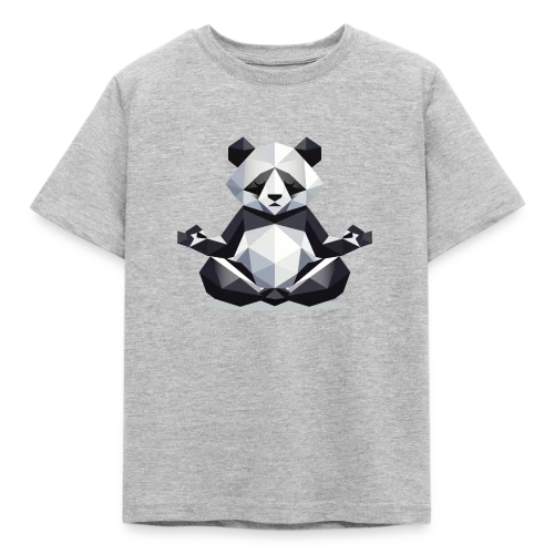 Panda Zen Géométrique : Harmonie Minimaliste - T-shirt Enfant