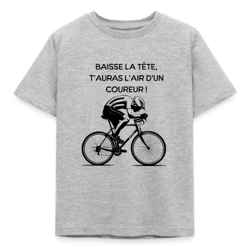 Cyclisme Humour - Design Minimaliste Vélo - T-shirt Enfant