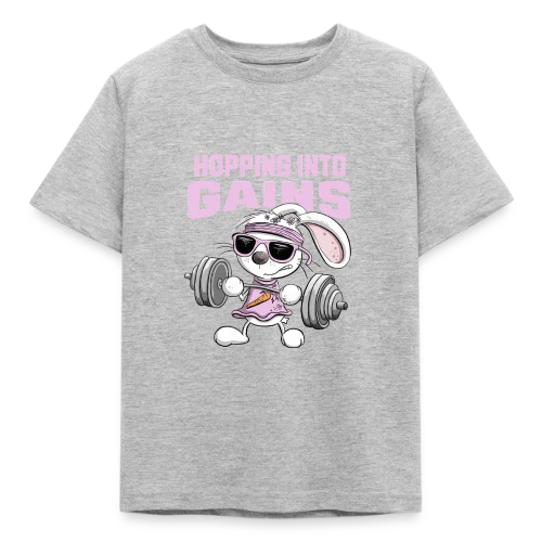 Lapin Musculation - Puissance Carottes - T-shirt Enfant