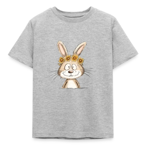 Lapin Rigolo Couronne Fleurs - T-shirt Enfant