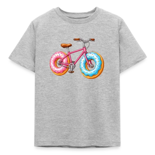 T-shirt Cycliste Gourmand : Donut & Vélo Humoristique - T-shirt Enfant