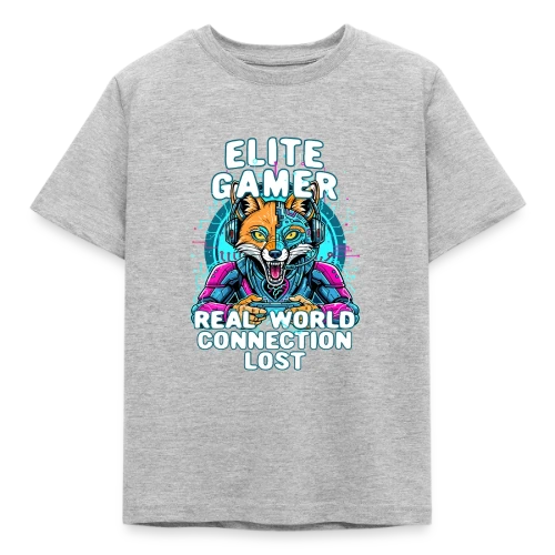 Élite Gamer : Connexion Fox Humour Geek - T-shirt Enfant