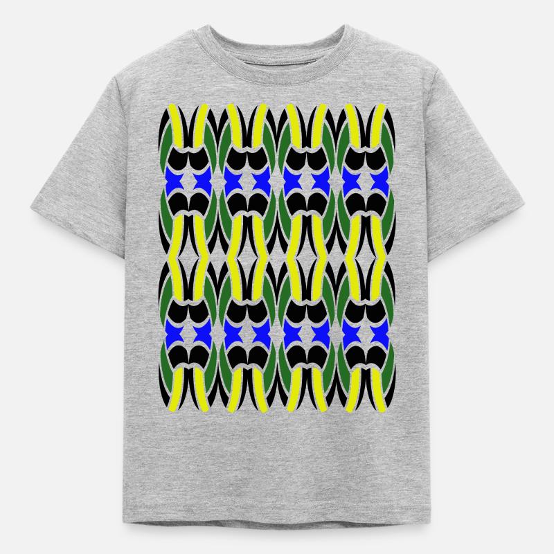Unique Multicolor design - Kids' T-Shirt - heather grey