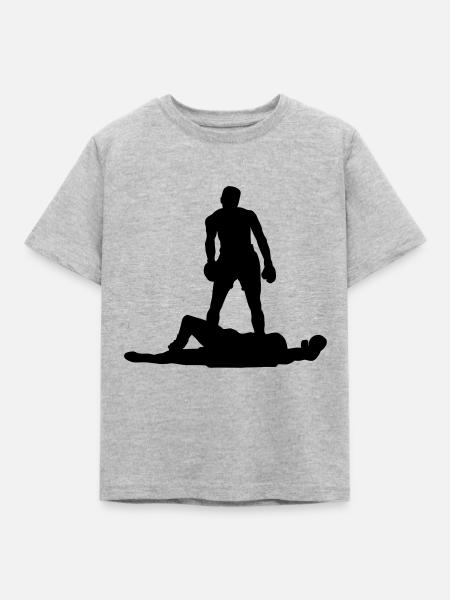 ali - Kinder T-Shirt - Grau meliert