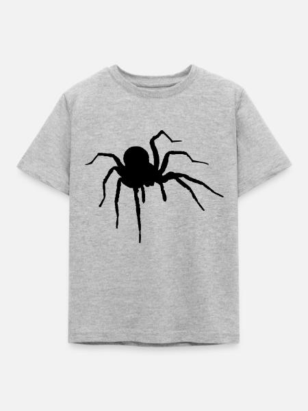 The Spider - Kinder T-Shirt - Grau meliert