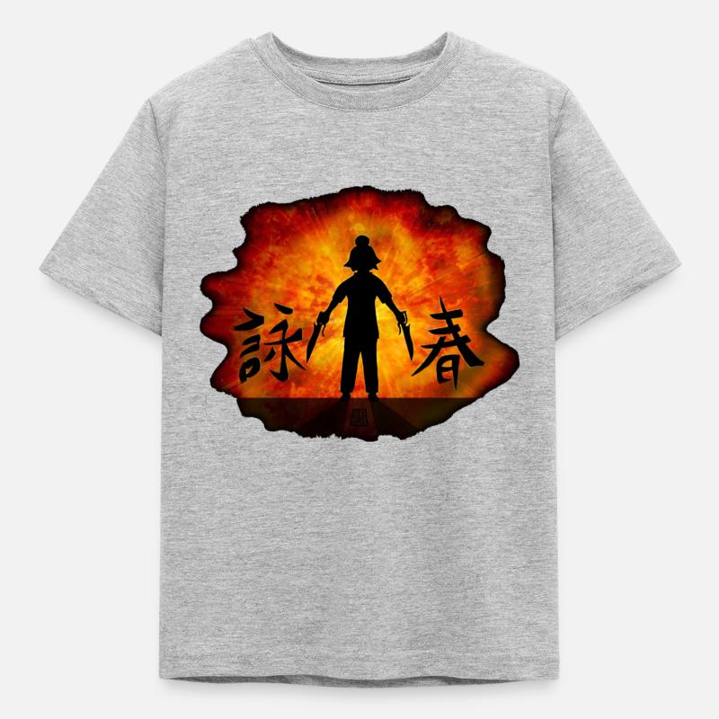 explosion - Kinder T-Shirt - Grau meliert