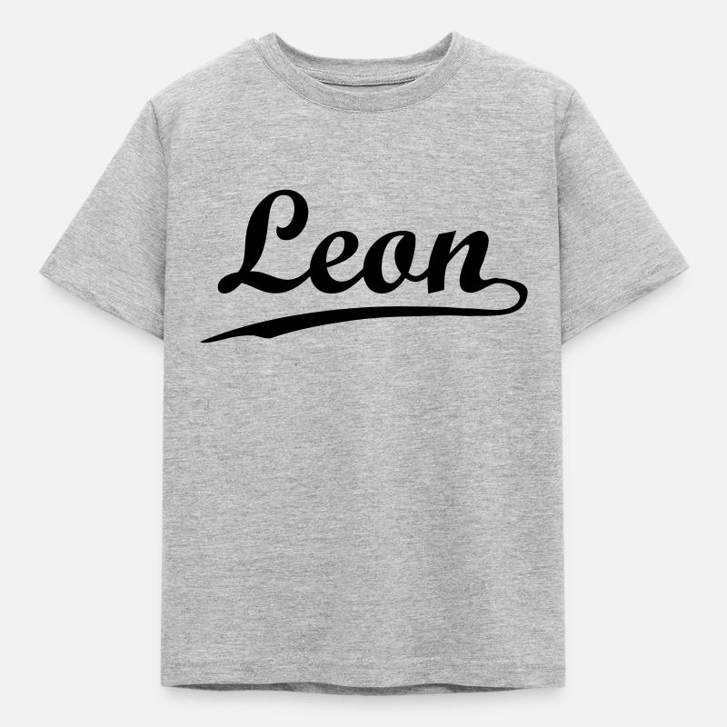 leon - T-shirt Enfant - gris chiné