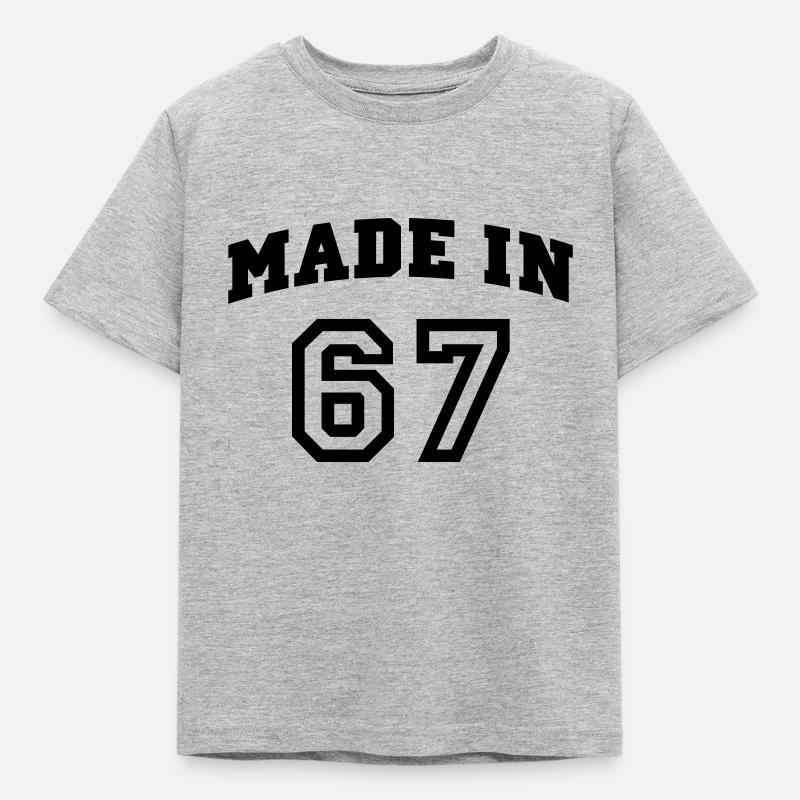 mp_madein67a - T-shirt Enfant - gris chiné